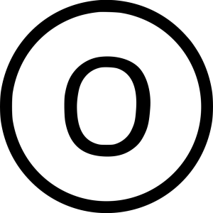 Letter O PNG