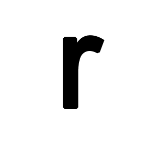 Letter R PNG