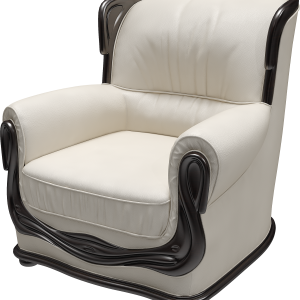 White armchair PNG image