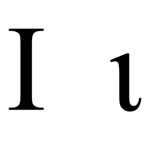 letter I PNG
