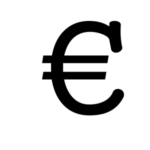 Euro sign PNG