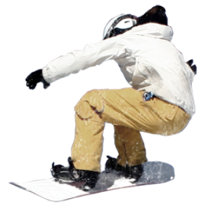 Snowboard sportsman PNG image