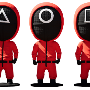 Squid Game guards PNG