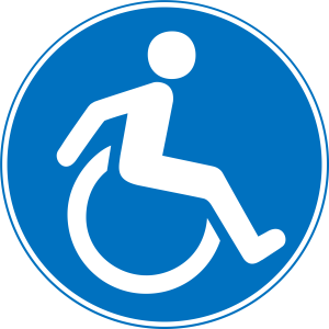 Disabled handicap symbol PNG