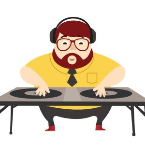 Disc jockey PNG