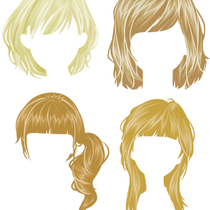 Hair wig PNG