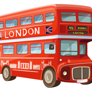 England London bus PNG