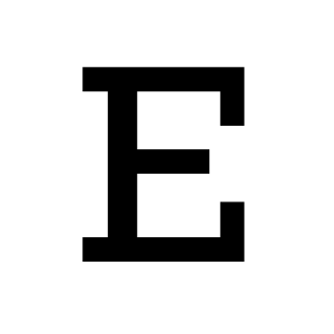 Letter E PNG