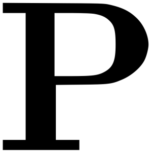 Letter P PNG