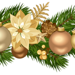 Christmas garland PNG