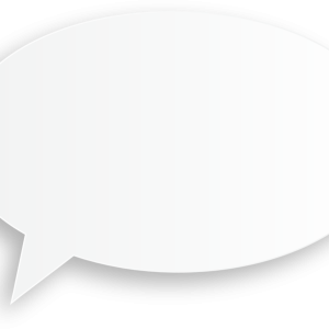 Speech balloon PNG image