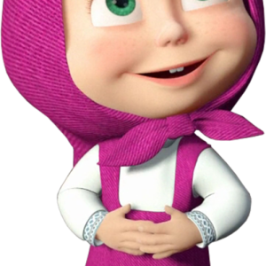 Masha and the Bear PNG, Masha smile PNG