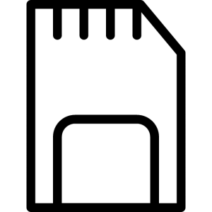 Secure Digital, SD card PNG