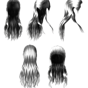 Hair wig PNG