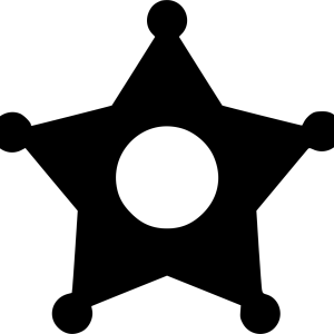 Sheriff badge PNG