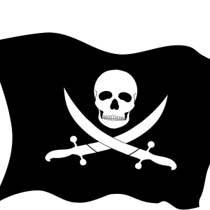 Pirate flag PNG