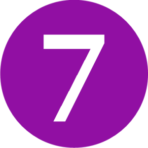 number 7 PNG