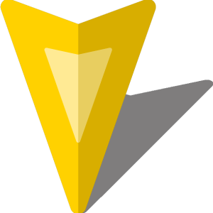yellow Google Maps pin PNG