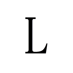 Letter L PNG