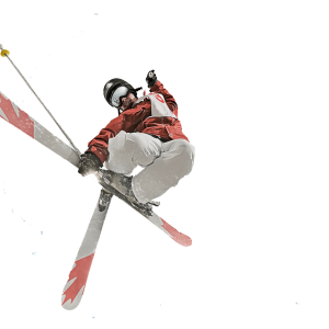 Skiing PNG