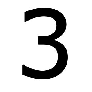 Number 3 PNG
