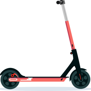 Electric scooter PNG