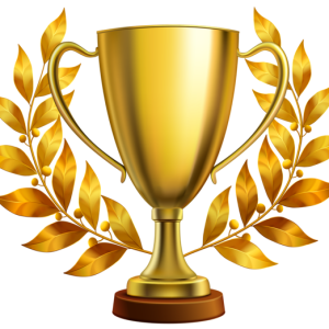 Award trophy cup