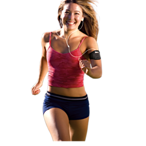 Running girl PNG image
