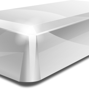 Silver bullion PNG