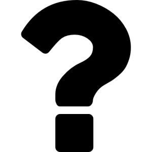 black Question mark PNG, ? PNG