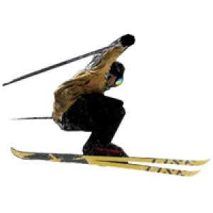 Skiing PNG