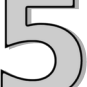 Number 5 PNG