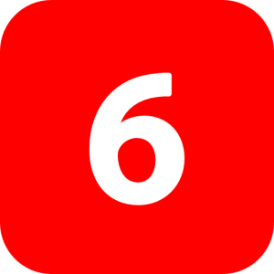 Number 6 PNG
