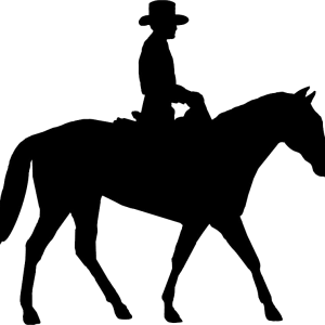 Cowboy silhouette PNG