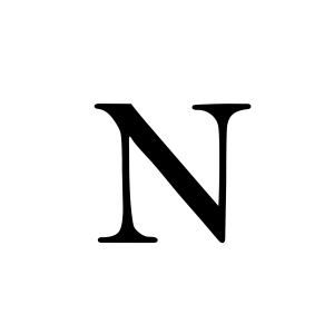 Letter N PNG