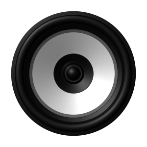 Audio speaker PNG