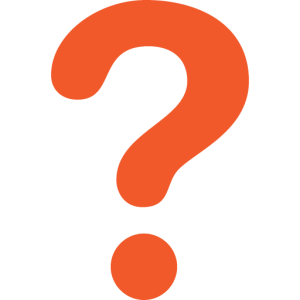 orange Question mark PNG