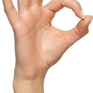 hand ok PNG