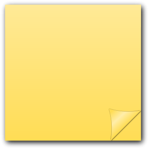 Sticky note PNG