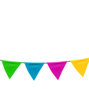 Party flags PNG
