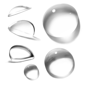 Water drops PNG