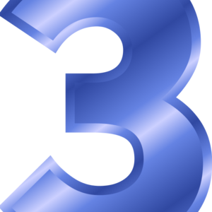 Number 3 PNG