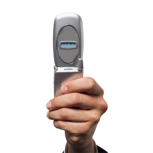 Phone in hand PNG