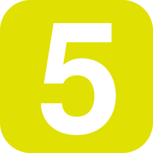 Number 5 PNG
