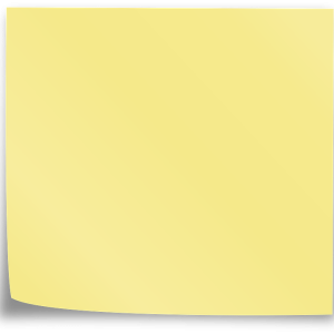 Sticky note PNG