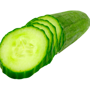 Slices cucumber PNG