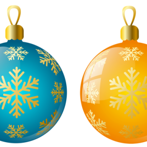 Christmas balls baubles