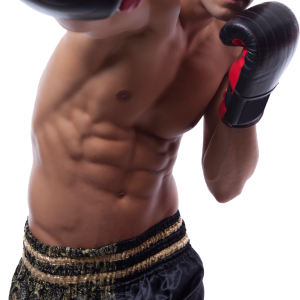 Man boxing PNG image