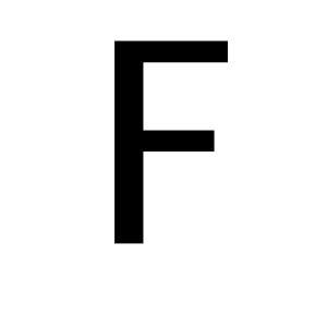 letter F PNG