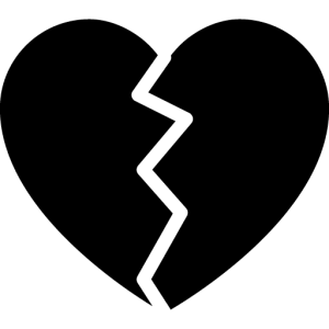 Broken heart PNG